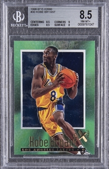 1996-97 E-X2000 #30 Kobe Bryant Rookie Card - BGS NM-MT+ 8.5